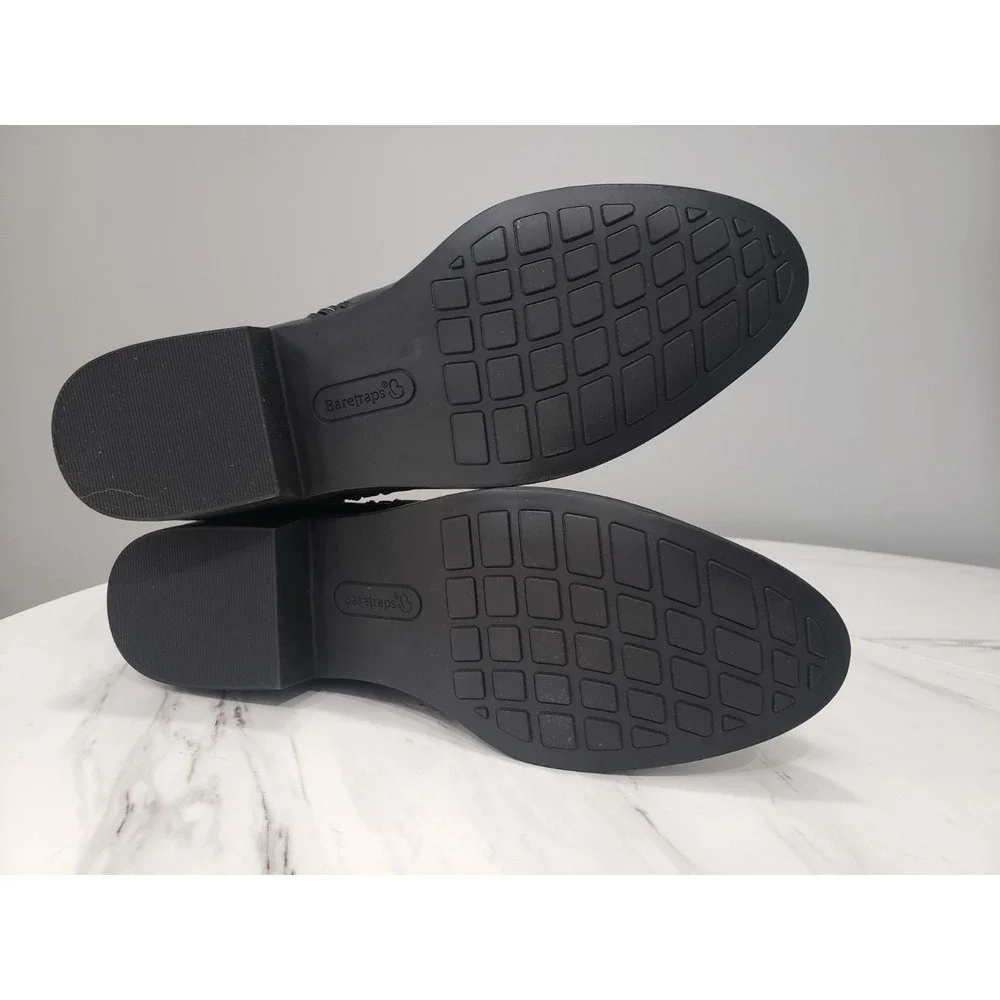 NEW NO BOX SZ 9 Baretraps Women's Black Alona Booties Ankle Boots Basic Simple